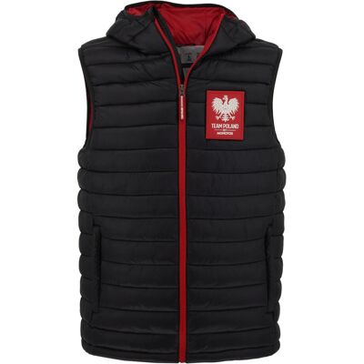 Kamizelka męska Monotox MX23082 VEST INSULATOR BLACK / RED Czarna Kamizelka męska Monotox MX23082 VEST INSULATOR BLACK / RED Czarna