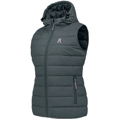 Kamizelka puchowa damska Alpinus Monza szary - L Kamizelka puchowa damska Alpinus Monza szary - L