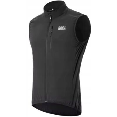 Rockbros Kamizelka rowerowa termiczna rozmiar XL - czarna Rockbros Kamizelka rowerowa termiczna rozmiar XL - czarna