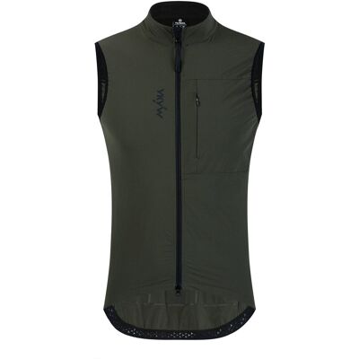 Pozostali producenci Kamizelka rowerowa YKYW Men Cycling Vest Winter Soft Shell Thermal Fleece zielona XL Pozostali producenci Kamizelka rowerowa YKYW Men Cycling Vest Winter Soft Shell Thermal Fleece zielona XL