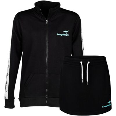 Kangaroos Zestaw Sportowy Czarna Spódnica I Czarna Bluza Rozmiar M Kangaroos Zestaw Sportowy Czarna Spódnica I Czarna Bluza Rozmiar M