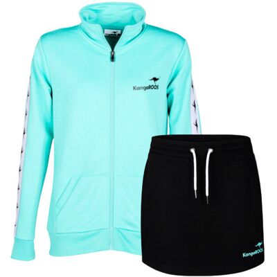 Kangaroos Zestaw Sportowy Czarna Spódnica I Zielona Bluza Rozmiar S Kangaroos Zestaw Sportowy Czarna Spódnica I Zielona Bluza Rozmiar S