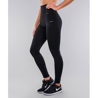 Klasyczne czarne legginsy z wysokim stanem XS / Carpatree Klasyczne czarne legginsy z wysokim stanem XS / Carpatree