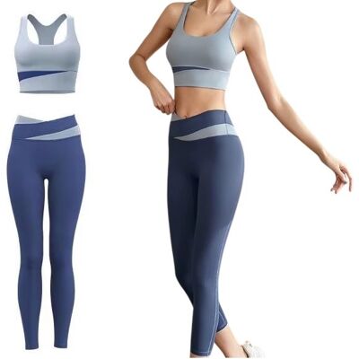 M-Import Komplet na siłownię do ćwiczeń stanik legginsy strój sportowy fitness L M-Import Komplet na siłownię do ćwiczeń stanik legginsy strój sportowy fitness L