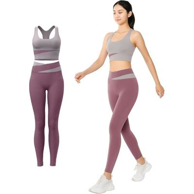 M-Import Komplet na siłownię do ćwiczeń stanik legginsy strój sportowy fitness M M-Import Komplet na siłownię do ćwiczeń stanik legginsy strój sportowy fitness M