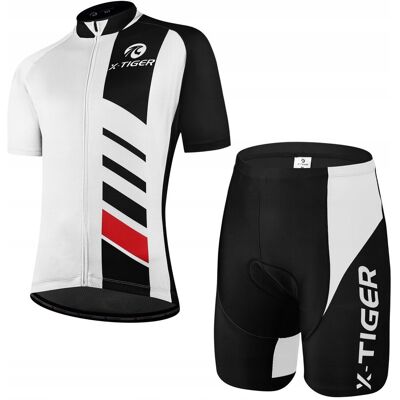 X-Tiger Komplet Rowerowy Termoaktywny Z Wkładką Męski Na Lato Dopasowany Żel 4xl X-Tiger Komplet Rowerowy Termoaktywny Z Wkładką Męski Na Lato Dopasowany Żel 4xl