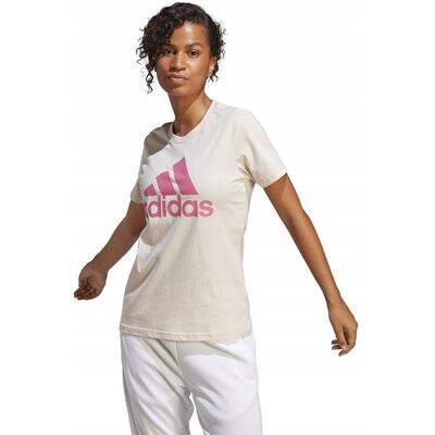 Koszulka adidas Big Logo Tee IB9455 beżowy XS Koszulka adidas Big Logo Tee IB9455 beżowy XS