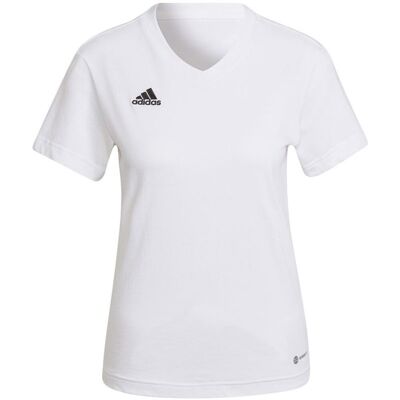 Koszulka adidas Entrada 22 Tee W HC04 (kolor Biały, rozmiar XS) Koszulka adidas Entrada 22 Tee W HC04 (kolor Biały, rozmiar XS)