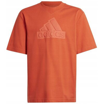 Koszulka adidas FI Logo Tee Jr HR6296 pomarańczowy Koszulka adidas FI Logo Tee Jr HR6296 pomarańczowy