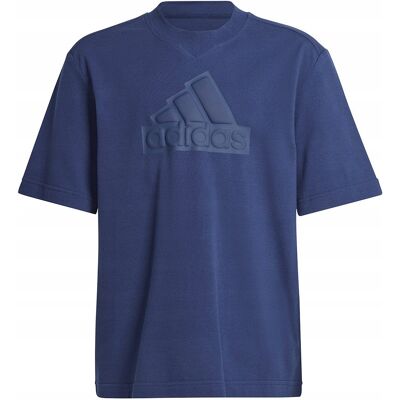 Koszulka adidas FI Logo Tee Jr IC9533 granatowy 17 Koszulka adidas FI Logo Tee Jr IC9533 granatowy 17