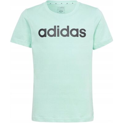 Koszulka adidas LIN Tee girls IC3154 zielony 152 c Koszulka adidas LIN Tee girls IC3154 zielony 152 c