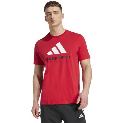 Koszulka adidas Manchester United FC Tee JX1129 czerwony S Koszulka adidas Manchester United FC Tee JX1129 czerwony S