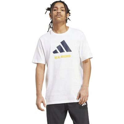 Koszulka adidas Real Madryt 24/25 Seasonal Graphic Tee JM2124 XL biały Koszulka adidas Real Madryt 24/25 Seasonal Graphic Tee JM2124 XL biały