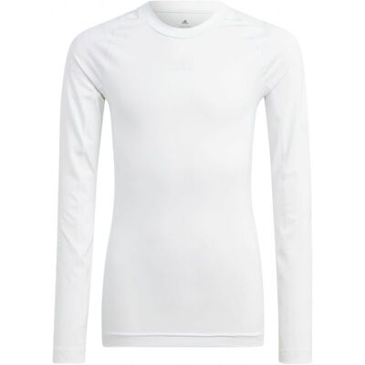Koszulka z długim rękawem Adidas Techfit AEROREADY - Biała Koszulka z długim rękawem Adidas Techfit AEROREADY - Biała