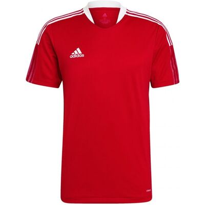 Koszulka adidas Tiro 21 Training Jersey M GM7588 (kolor Czerwony, rozmiar S) Koszulka adidas Tiro 21 Training Jersey M GM7588 (kolor Czerwony, rozmiar S)