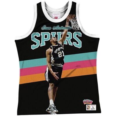 Koszulka Bezrękawnik Mitchell & Ness Nba San Antonio Spurs Tim Duncan-S Koszulka Bezrękawnik Mitchell & Ness Nba San Antonio Spurs Tim Duncan-S