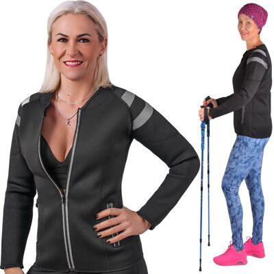 fit4med Koszulka Bluza sportowa Neoprenowa Długi Rękaw Treningowa fit4med Koszulka Bluza sportowa Neoprenowa Długi Rękaw Treningowa