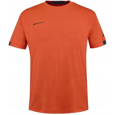 Koszulka chłopięca Babolat Play Crew Neck Tee Boy fiesta red 140 Koszulka chłopięca Babolat Play Crew Neck Tee Boy fiesta red 140