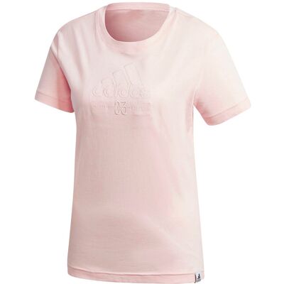 Koszulka damska adidas Brilliant Basics Tee jasnoróżowa GD3821 Koszulka damska adidas Brilliant Basics Tee jasnoróżowa GD3821