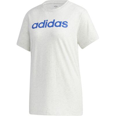 Koszulka damska adidas Essentials Linear Loose Tee biała GD2912 Koszulka damska adidas Essentials Linear Loose Tee biała GD2912