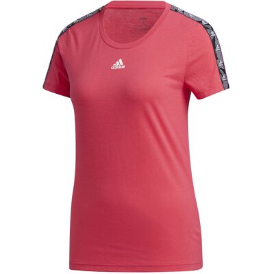Koszulka damska adidas Essentials Tape Tee różowa GE1133 Koszulka damska adidas Essentials Tape Tee różowa GE1133