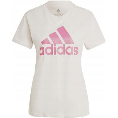 Koszulka Adidas z Logo Kremowa - Koszulka Koszulka Adidas z Logo Kremowa - Koszulka