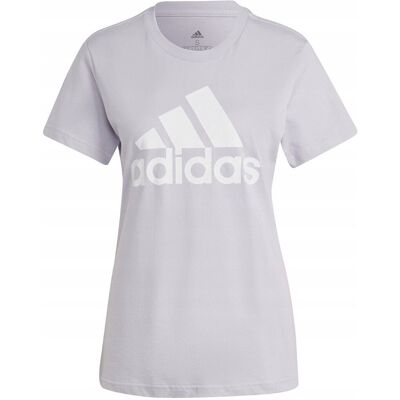 Koszulka damska adidas Loungwear Essentials Logo Tee fioletowa IC0633 L Koszulka damska adidas Loungwear Essentials Logo Tee fioletowa IC0633 L