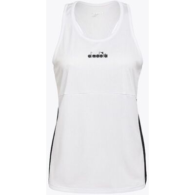 Koszulka damska Diadora L.Core Tank optical white/black L Koszulka damska Diadora L.Core Tank optical white/black L