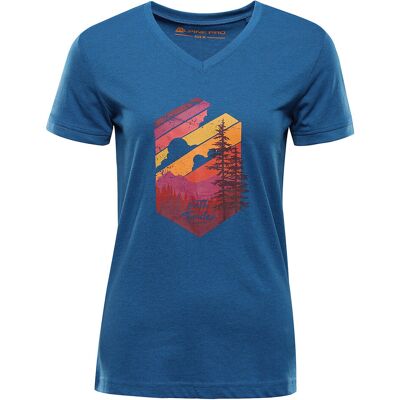 Koszulka damska turystyczna Alpine Pro Nogera k.niebieski r.XL Koszulka damska turystyczna Alpine Pro Nogera k.niebieski r.XL