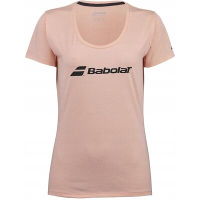 Koszulka dziewczęca Babolat Exercise Tee Girl tropical peach 140 Koszulka dziewczęca Babolat Exercise Tee Girl tropical peach 140