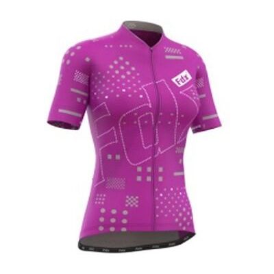 Koszulka Kolarska, Damska, Fdx Ad Half Sleeve Cycling Jersey Różowy Koszulka Kolarska, Damska, Fdx Ad Half Sleeve Cycling Jersey Różowy