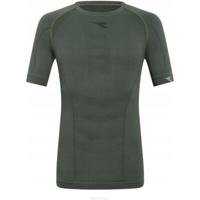 Koszulka Kompresyjna Diadora Ss T-Shirt Stratozero Ciemnozielona Xs/s Koszulka Kompresyjna Diadora Ss T-Shirt Stratozero Ciemnozielona Xs/s