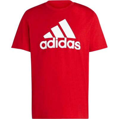 Koszulka męska adidas Essentials Single Jersey Big Logo czerwona IC9352-M Koszulka męska adidas Essentials Single Jersey Big Logo czerwona IC9352-M