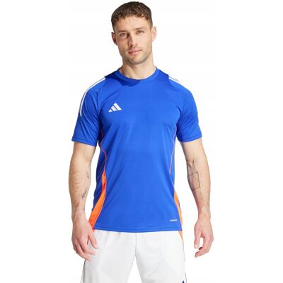 adidas Tiro 24 Niebieska koszulka piłkarska - Odzież sportowa adidas Tiro 24 Niebieska koszulka piłkarska - Odzież sportowa