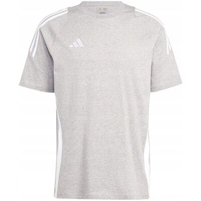 adidas Tiro 24 Sportowa Koszulka - Szara - Koszulka adidas Tiro 24 Sportowa Koszulka - Szara - Koszulka