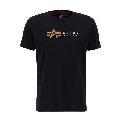 Koszulka Męska Alpha Industries Alpha Label T Black 118502-03 M Koszulka Męska Alpha Industries Alpha Label T Black 118502-03 M