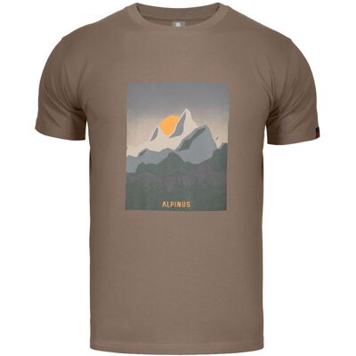 Alpinus - FU18506 - Brązowy - 170-175 cm - T-shirt Alpinus - FU18506 - Brązowy - 170-175 cm - T-shirt
