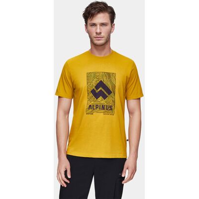 Koszulka męska Alpinus Skrzyczne miodowa M Koszulka męska Alpinus Skrzyczne miodowa M