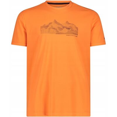 Inny producent Koszulka Męska CMP Campagnolo T-Shirt 30T5057/58CR - Flame - Antracite - Inny producent Koszulka Męska CMP Campagnolo T-Shirt 30T5057/58CR - Flame - Antracite -
