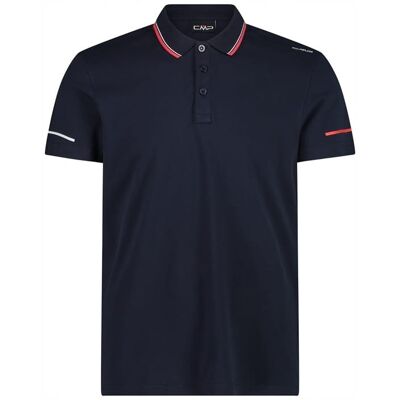 Koszulka męska CMP POLO - Black Blue - 50 Koszulka męska CMP POLO - Black Blue - 50