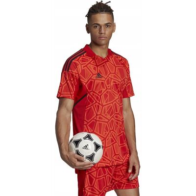 Adidas Koszulka męska Condivo 22 Goalkeeper Jersey Short Sleeve czerwona H21238 2X Adidas Koszulka męska Condivo 22 Goalkeeper Jersey Short Sleeve czerwona H21238 2X