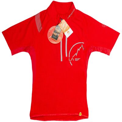 Koszulka męska La Sportiva Promo Mattstock techniczna czerwona-S Koszulka męska La Sportiva Promo Mattstock techniczna czerwona-S