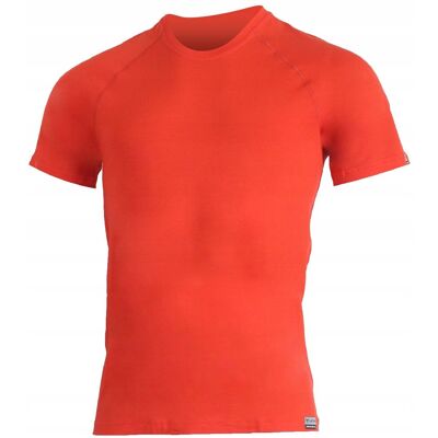 Koszulka Męska Lasting Quido 100% Merino HIKING Czerwony (3737) XL Koszulka Męska Lasting Quido 100% Merino HIKING Czerwony (3737) XL