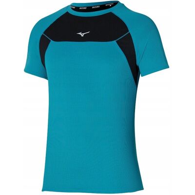 Koszulka Męska Mizuno Dry Aeroflow Tank Algiers Blue - S Koszulka Męska Mizuno Dry Aeroflow Tank Algiers Blue - S