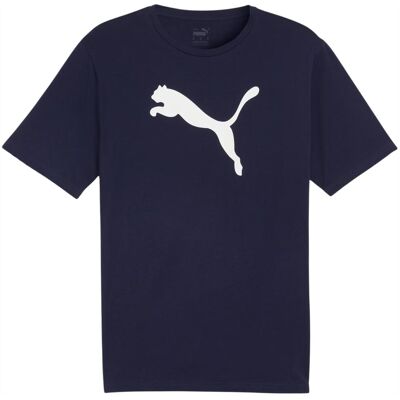 Koszulka Męska Puma Team Rise Logo Jersey Cotton Granatowa 658705 06 S Koszulka Męska Puma Team Rise Logo Jersey Cotton Granatowa 658705 06 S