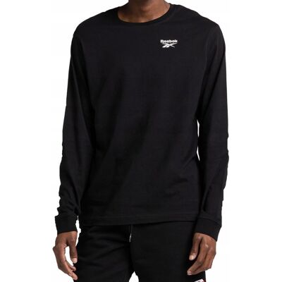 Koszulka Męska Reebok Longsleeve 100070399 Cienka Bluza Czarna S Koszulka Męska Reebok Longsleeve 100070399 Cienka Bluza Czarna S