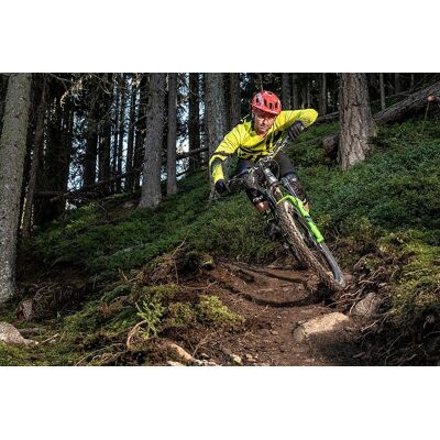 Koszulka Enduro Żółta Silvini - Mężczyzna, Oddychająca, Odblaskowa Koszulka Enduro Żółta Silvini - Mężczyzna, Oddychająca, Odblaskowa