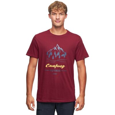 Koszulka męska T-shirt Alpinus Polaris II bordowy ciemny - XXL Koszulka męska T-shirt Alpinus Polaris II bordowy ciemny - XXL