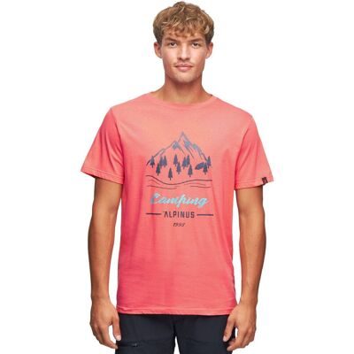 Koszulka Męska T-Shirt Alpinus Polaris Koralowy - L Koszulka Męska T-Shirt Alpinus Polaris Koralowy - L