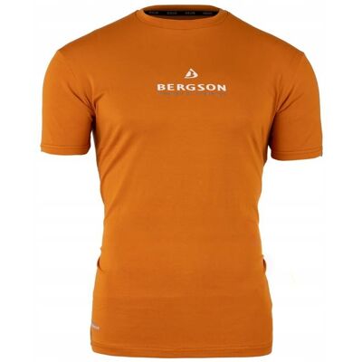 Bergson Koszulka Męska T-Shirt ARCHO Rust rozmiar 3XL Bergson Koszulka Męska T-Shirt ARCHO Rust rozmiar 3XL
